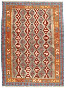 212X290 Kilim Vloerkleed Oosters Donkerrood/Bruin (Wol, Perzië/Iran)