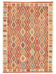  Chilim Afghan Old Style Covor 210X300 Roşu/Galben Carpetvista