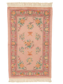  Orientalisk Kina 90 Line Matta 91X152 Brun/Orange Ull, Kina Carpetvista