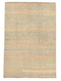  Berber Style Vloerkleed 159X232 Wol Oranje/Donker Geel Klein Carpetvista