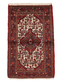  82X128 Medallion Small Hamadan Rug Wool, Carpetvista