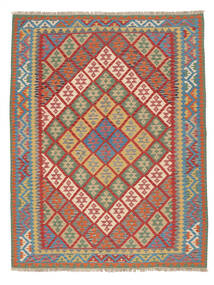 295X390 Tapete Kilim Ghashghai Oriental Vermelho Escuro/Verde Escuro Grande (Pérsia/Irão) Carpetvista