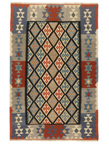 194X297 Alfombra Kilim Gashgai Oriental Marrón/Negro (Persia/Irán) Carpetvista