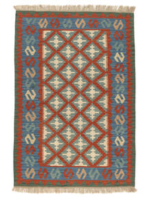 絨毯 キリム カシュガイ 120X175 ダークレッド/グリーン ( ペルシャ/イラン)