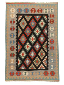  Kilim Gashgai Alfombra 201X305 Persa Marrón/Negro Carpetvista