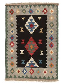  105X149 Kilim Qashqai Szőnyeg Fekete/Barna Perzsia/Irán
 Carpetvista