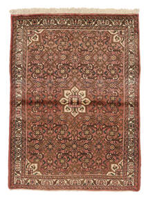 104X142 Hosseinabad Fine Vloerkleed Oosters Bruin/Donkerrood (Wol, Perzië/Iran) Carpetvista