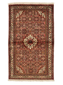  100X164 Hosseinabad Rug Brown/Black Persia/Iran Carpetvista