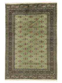 169X247 Pakistan Bokhara 2Ply Teppe Orientalsk Svart/Mørk Grønn (Ull, Pakistan) Carpetvista