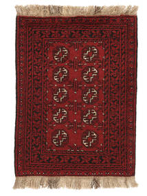  Afghan Fine Teppe 77X105 Svart/Mørk Rød Carpetvista