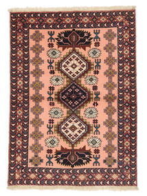 絨毯 アルデビル 100X141 ダークレッド/ブラック (ウール, ペルシャ/イラン)