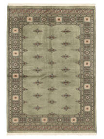 142X201 Pakistan Bokhara 3Ply Vloerkleed Oosters Donker Geel/Bruin (Wol, Pakistan) Carpetvista