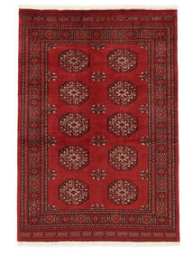  Orientalsk Pakistan Bokhara 3Ply Teppe 140X204 Mørk Rød/Svart Ull, Pakistan Carpetvista