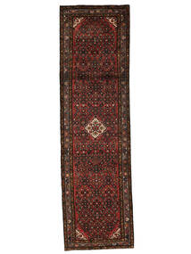 Tappeto Persiano Hosseinabad Fine 82X282 Passatoie Nero/Rosso Scuro (Lana, Persia/Iran)