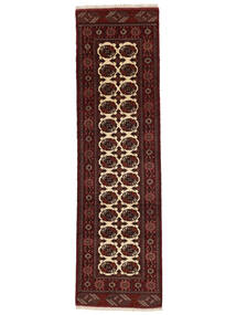  86X295 Turkaman Rug Runner
 Black/Dark Red Persia/Iran Carpetvista