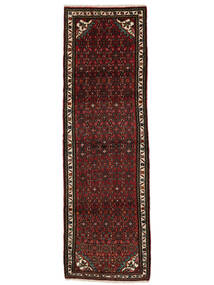  Oriental Hosseinabad Fine Rug 89X285 Runner
 Black/Dark Red Wool, Persia/Iran Carpetvista