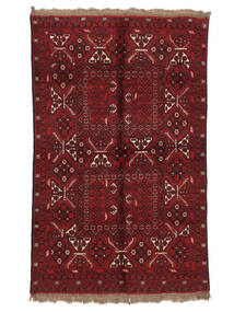  152X249 Afghan Hatchlou Covor Negru/Dark Red Afganistan
 Carpetvista