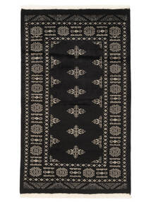 95X159 Alfombra Oriental Pakistan Bukara 2Ply Negro/Marrón (Lana, Pakistán) Carpetvista