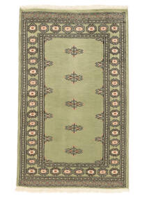  Pakistan Bukhara 2Ply Covor 93X150 Galben Închis/Verde Închis Carpetvista