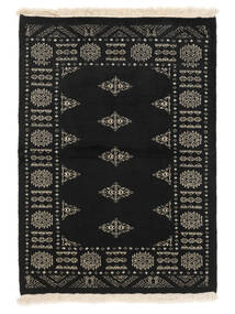  95X132 Medallón Pequeño Pakistan Bukara 2Ply Alfombra Lana, Carpetvista