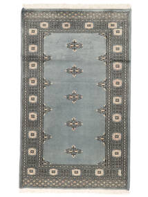 94X154 Pakistan Buchara 2Ply Teppich Orientalischer Dunkelgrau/Grau (Wolle, Pakistan) Carpetvista