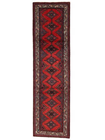 Tappeto Persiano Asadabad 83X302 Passatoie Nero/Rosso Scuro (Lana, Persia/Iran)