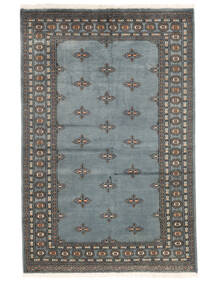 Pakistan Buchara 2Ply Teppich 141X216 Dunkelgrau/Schwarz Wolle, Pakistan Carpetvista