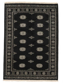  Oriental Pakistan Bokhara 2Ply Rug 148X208 Black/Dark Yellow Wool, Pakistan Carpetvista