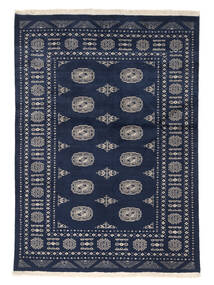  138X195 Pakistan Bokhara 2Ply Vloerkleed Zwart/Donkergrijs Pakistan Carpetvista