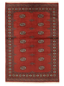  Pakistan Bokhara 2Ply 139X205 Ullteppe Mørk Rød/Svart Lite Carpetvista