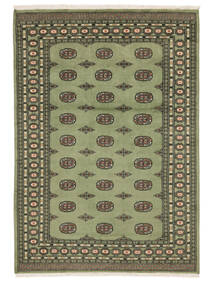 170X243 Pakistan Buchara 2Ply Teppich Orientalischer Grün/Dunkelgrün (Wolle, Pakistan) Carpetvista