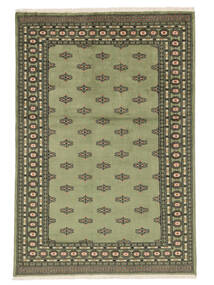  Pakistan Bukhara 2Ply Covor 168X245 Lână Verde Închis/Verde Carpetvista