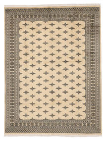  파키스탄 보카라 2Ply 러그 281X372 울 갈색/Beige 대 Carpetvista