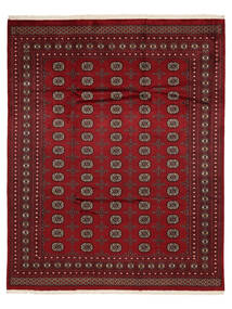  Pakistan Bokhara 2Ply 246X308 Uldtæppe Mørkerød/Sort Stort Carpetvista