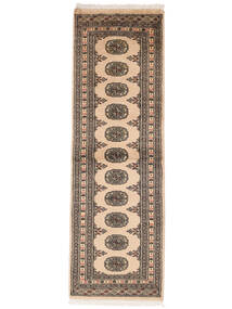  Oosters Pakistan Bokhara 2Ply Vloerkleed 60X189 Tapijtloper Bruin/Beige Wol, Pakistan Carpetvista