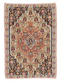  Persan Chilim Senneh Fine Covor 74X104 Maro/Bej Carpetvista