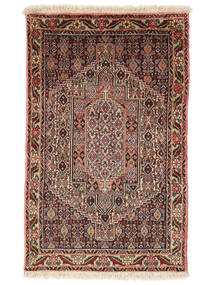  Senneh Rug 67X108 Persian Wool Dark Red/Black Small Carpetvista