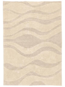  Lavable 140X200 Breeze Beige Crema Pequeño Alfombra