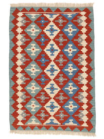 Kilim Qashqai Rug 101X147 Dark Red/Beige Persia/Iran Carpetvista