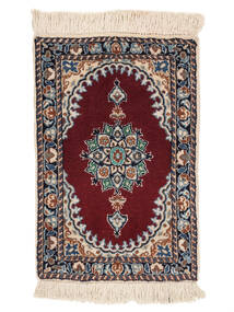 40X60 Alfombra Oriental Nain Negro/Beige (Lana, Persia/Irán) Carpetvista