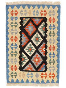 Tappeto Kilim Ghashghai 84X125 Arancione/Beige ( Persia/Iran)