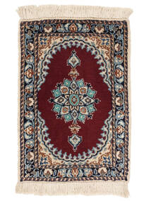 40X60 Alfombra Oriental Nain Fine 9La Negro/Marrón (Lana, Persia/Irán) Carpetvista