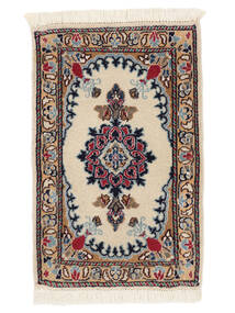 Tappeto Orientale Nain 46X72 Marrone/Nero (Lana, Persia/Iran)