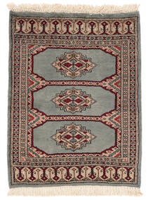 65X85 Dywan Orientalny Pakistański Bucharski 2Ply Brunatny/Czarny (Wełna, Pakistan ) Carpetvista