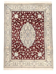  Nain Fine 9La 186X261 Persisk Uldtæppe Beige/Sort Carpetvista