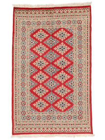  Pakistan Bokhara 2Ply Vloerkleed 120X190 Wol Bruin/Donkerrood Klein Carpetvista