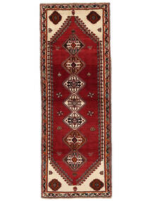 107X295 Qashqai Rug Oriental Runner
 Dark Red/Black (Wool, Persia/Iran) Carpetvista