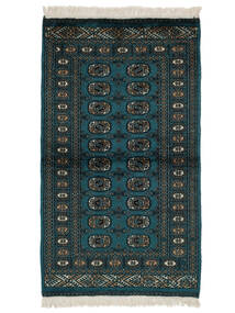 93X163 Tappeto Pakistan Bukara 2Ply Orientale Nero/Grigio Scuro (Lana, Pakistan) Carpetvista