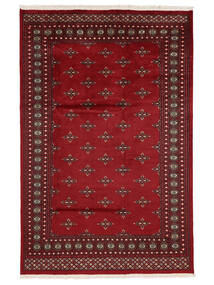  Pakistan Bokhara 2Ply Matot 184X281 Villamatto Tummanpunainen/Musta Matto Carpetvista