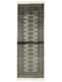  66X183 Medallón Pequeño Pakistan Bukara 3Ply Alfombra Lana, Carpetvista